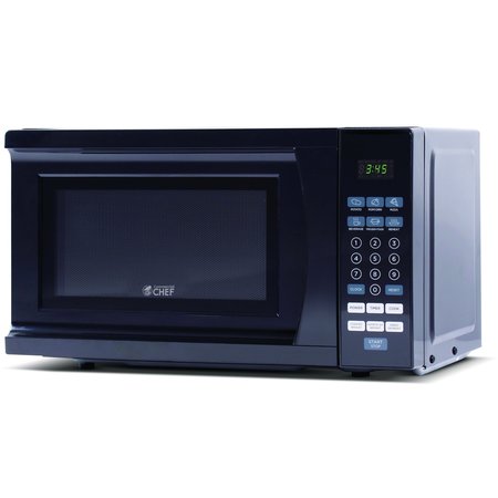 COMMERCIAL CHEF Countertop Microwave, 0.7 Cubic Feet, Black CHM770B